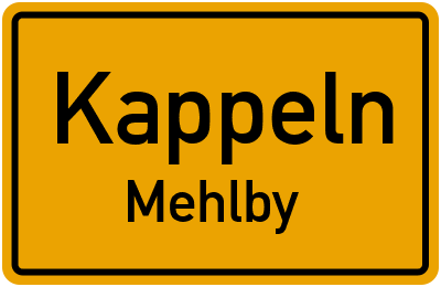 Straßenverzeichnis Kappeln Mehlby