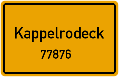 77876 Kappelrodeck