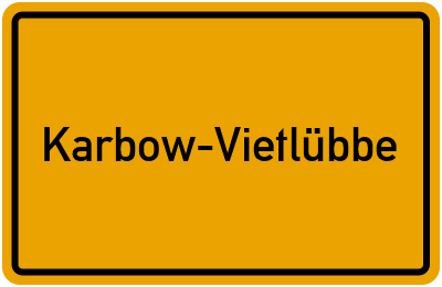 Karbow-Vietlübbe in Mecklenburg-Vorpommern erkunden
