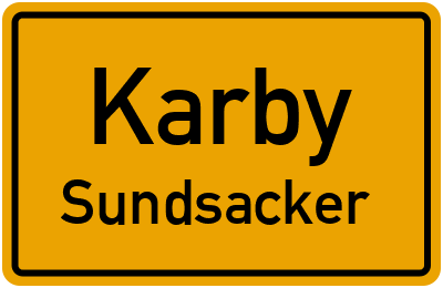 Straßenverzeichnis Karby Sundsacker