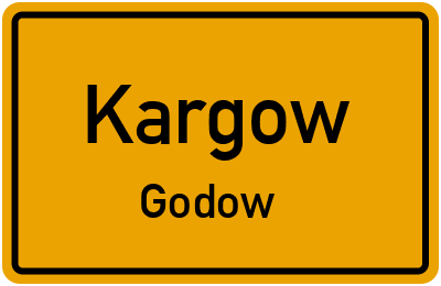 Straßenverzeichnis Kargow Godow