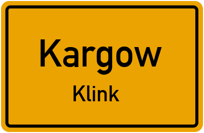 Straßenverzeichnis Kargow Klink