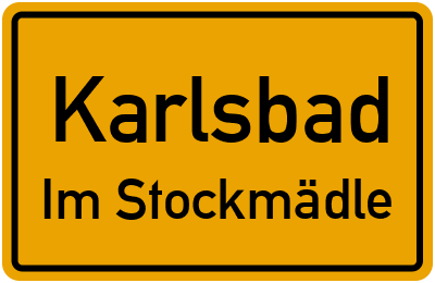 Straßenverzeichnis Karlsbad Im Stockmädle
