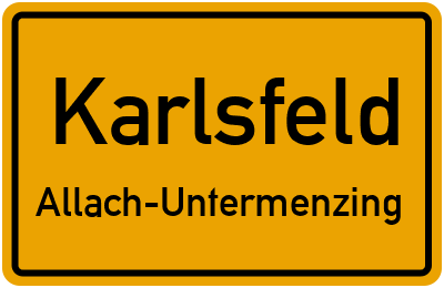 Straßenverzeichnis Karlsfeld Allach-Untermenzing