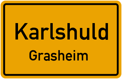Ortsschild Karlshuld Grasheim
