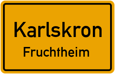 Straßenverzeichnis Karlskron Fruchtheim