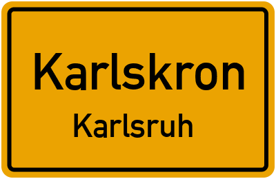 Straßenverzeichnis Karlskron Karlsruh