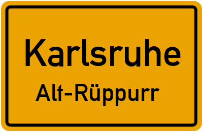 Straßenverzeichnis Karlsruhe Alt-Rüppurr