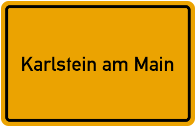 Karlstein am Main in Bayern