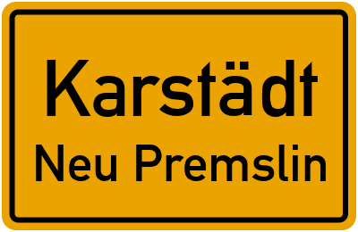 Straßenverzeichnis Karstädt Neu Premslin