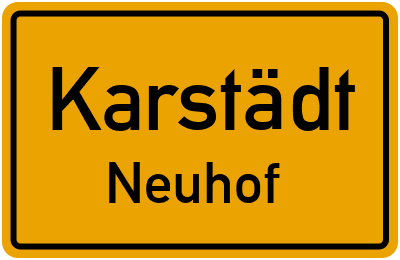 Straßenverzeichnis Karstädt Neuhof