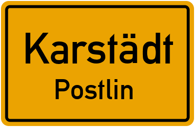 Straßenverzeichnis Karstädt Postlin