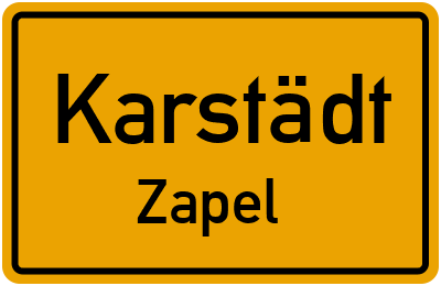 Straßenverzeichnis Karstädt Zapel
