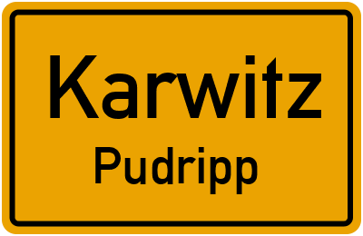 Straßenverzeichnis Karwitz Pudripp