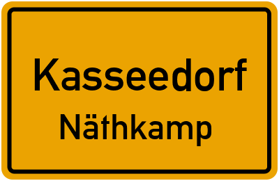 Straßenverzeichnis Kasseedorf Näthkamp