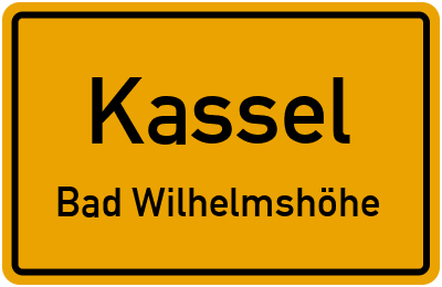 Straßenverzeichnis Kassel Bad Wilhelmshöhe