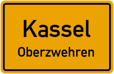 Straßenverzeichnis Kassel Oberzwehren