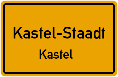 Straßenverzeichnis Kastel-Staadt Kastel