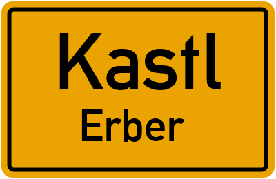 Straßenverzeichnis Kastl Erber