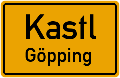 Straßenverzeichnis Kastl Göpping