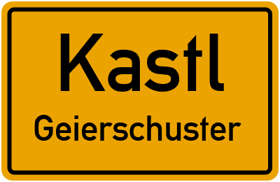 Straßenverzeichnis Kastl Geierschuster
