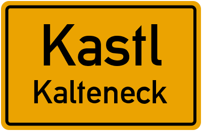 Straßenverzeichnis Kastl Kalteneck