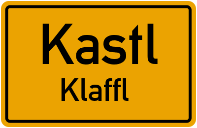 Straßenverzeichnis Kastl Klaffl