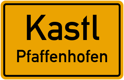 Straßenverzeichnis Kastl Pfaffenhofen