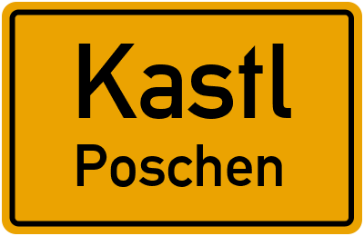 Straßenverzeichnis Kastl Poschen