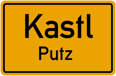 Straßenverzeichnis Kastl Putz