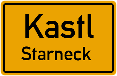 Straßenverzeichnis Kastl Starneck
