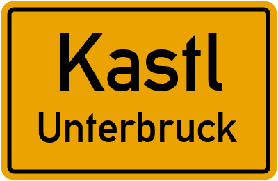 Straßenverzeichnis Kastl Unterbruck