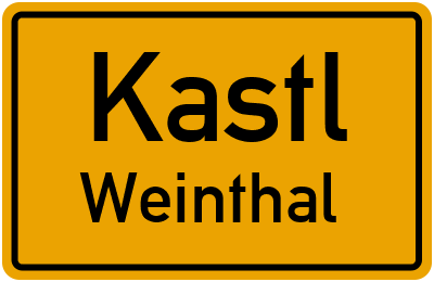 Straßenverzeichnis Kastl Weinthal