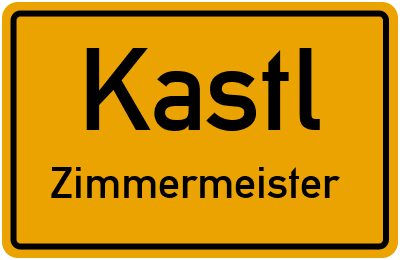 Straßenverzeichnis Kastl Zimmermeister