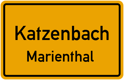 Straßenverzeichnis Katzenbach Marienthal