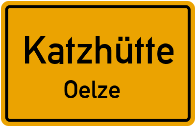 Straßenverzeichnis Katzhütte Oelze
