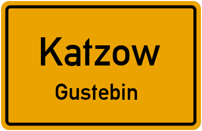 Straßenverzeichnis Katzow Gustebin