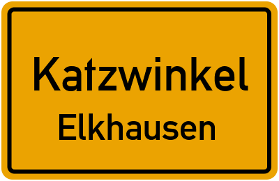Straßenverzeichnis Katzwinkel Elkhausen