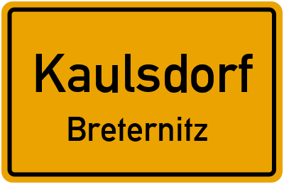 Straßenverzeichnis Kaulsdorf Breternitz
