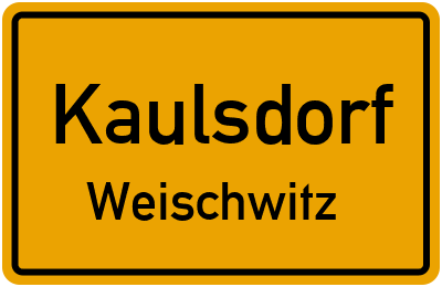 Straßenverzeichnis Kaulsdorf Weischwitz