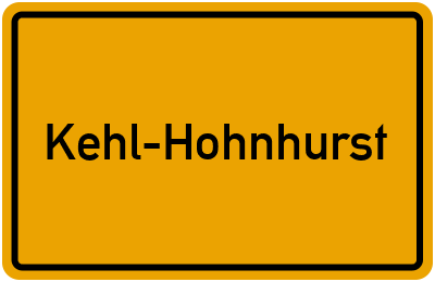 Branchenbuch Kehl-Hohnhurst, Baden-Württemberg