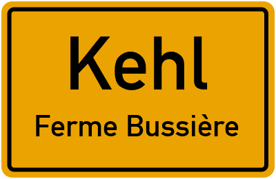 Straßenverzeichnis Kehl Ferme Bussière