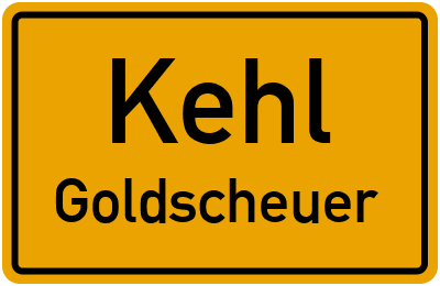 Straßenverzeichnis Kehl Goldscheuer