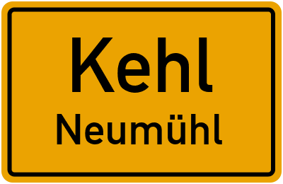 Straßenverzeichnis Kehl Neumühl