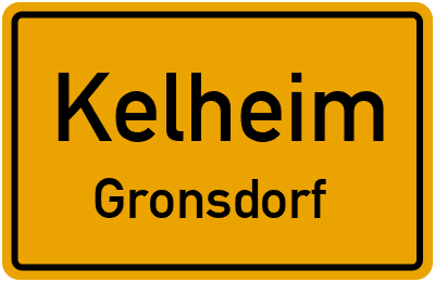 Straßenverzeichnis Kelheim Gronsdorf