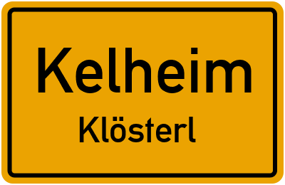 Ortsschild Kelheim Klösterl