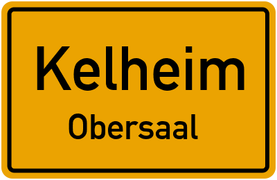 Straßenverzeichnis Kelheim Obersaal