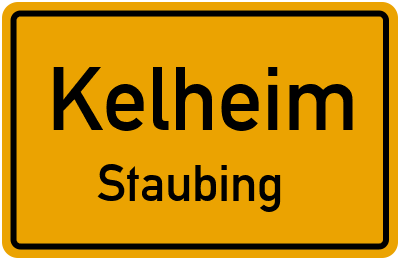 Ortsschild Kelheim Staubing