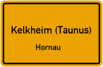 Straßenverzeichnis Kelkheim (Taunus) Hornau