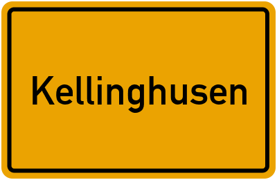 Ortsschild von Stadt Kellinghusen in Schleswig-Holstein